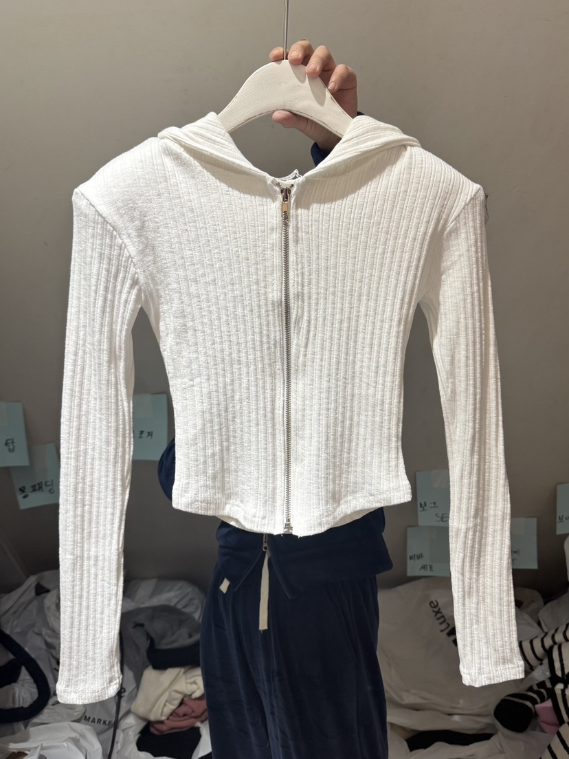 BELITA-L韓國直郵㊣女士新款熱賣職業真品人氣針織衫拉鏈修身BELITA-L針織衫圖色1