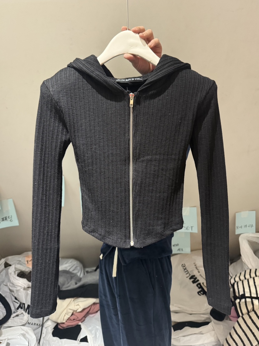 BELITA-L韓國直郵㊣女士新款熱賣職業真品人氣針織衫拉鏈修身BELITA-L針織衫圖色3
