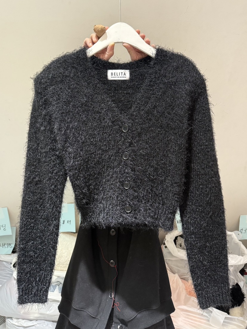 BELITA-L韓國代購㊣女裝新品人氣時尚25秋冬真品針織衫羊毛衫BELITA-L針織衫圖色5