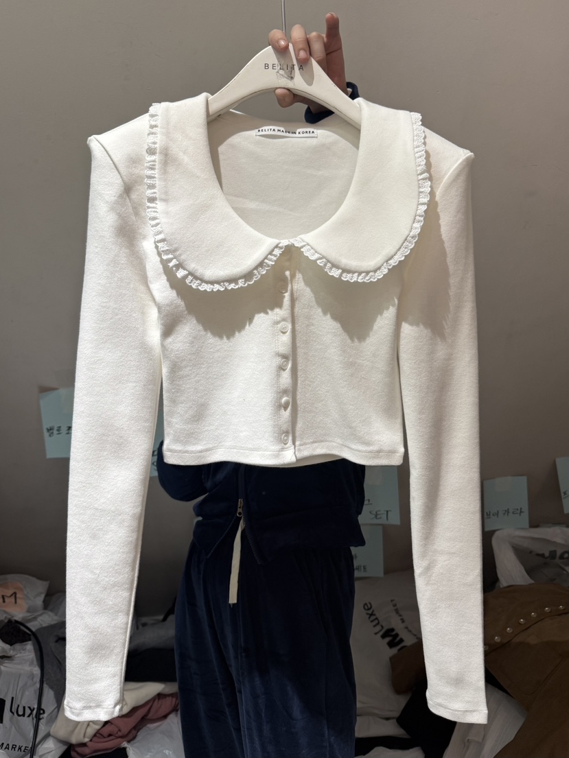 BELITA-L韓國代購㊣女士新款25秋冬推薦人氣職業休閑長袖T恤BELITA-L長袖T恤圖色1