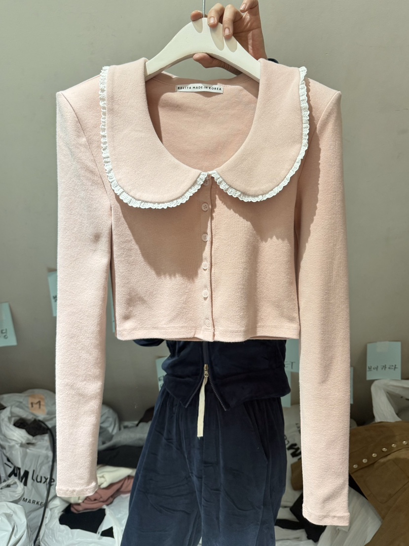 BELITA-L韓國代購㊣女士新款25秋冬推薦人氣職業休閑長袖T恤BELITA-L長袖T恤圖色2