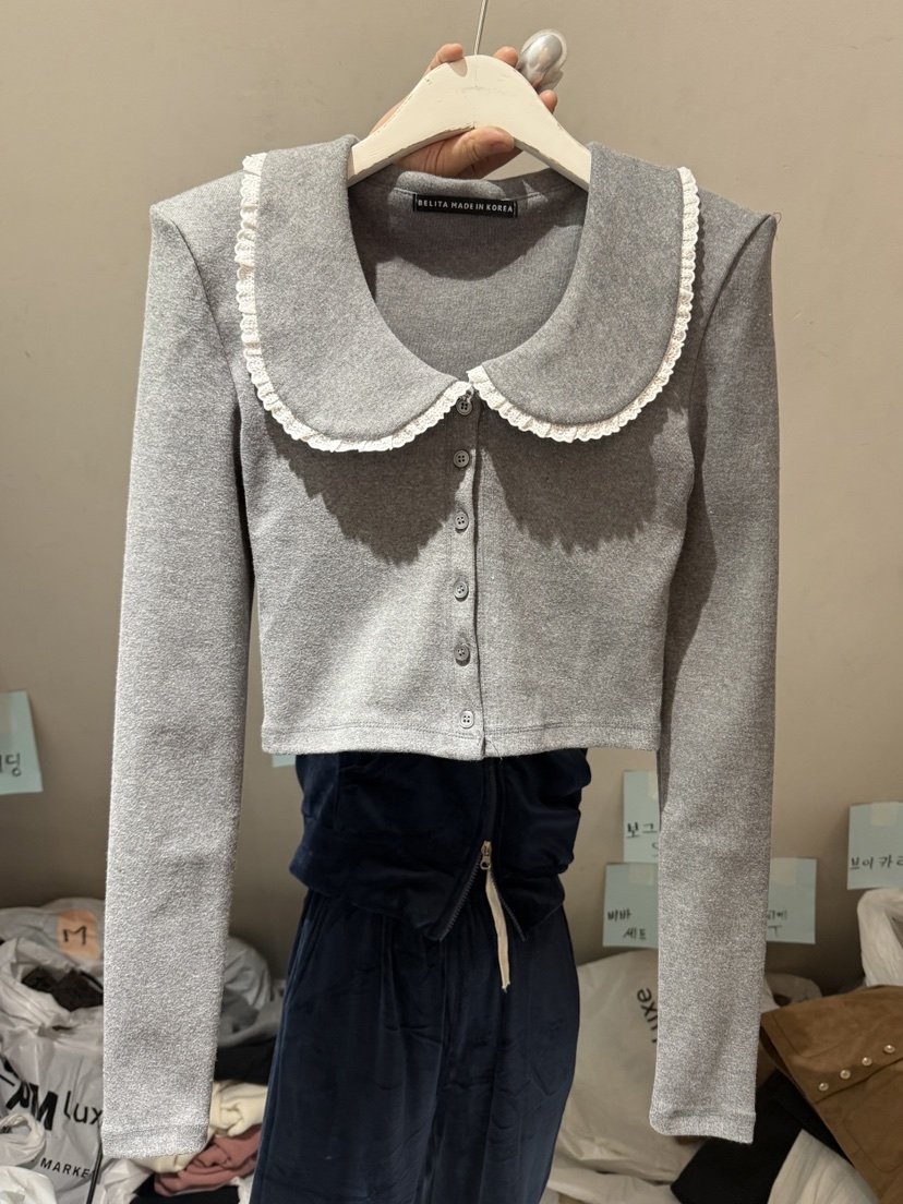 BELITA-L韓國代購㊣女士新款25秋冬推薦人氣職業休閑長袖T恤BELITA-L長袖T恤圖色4