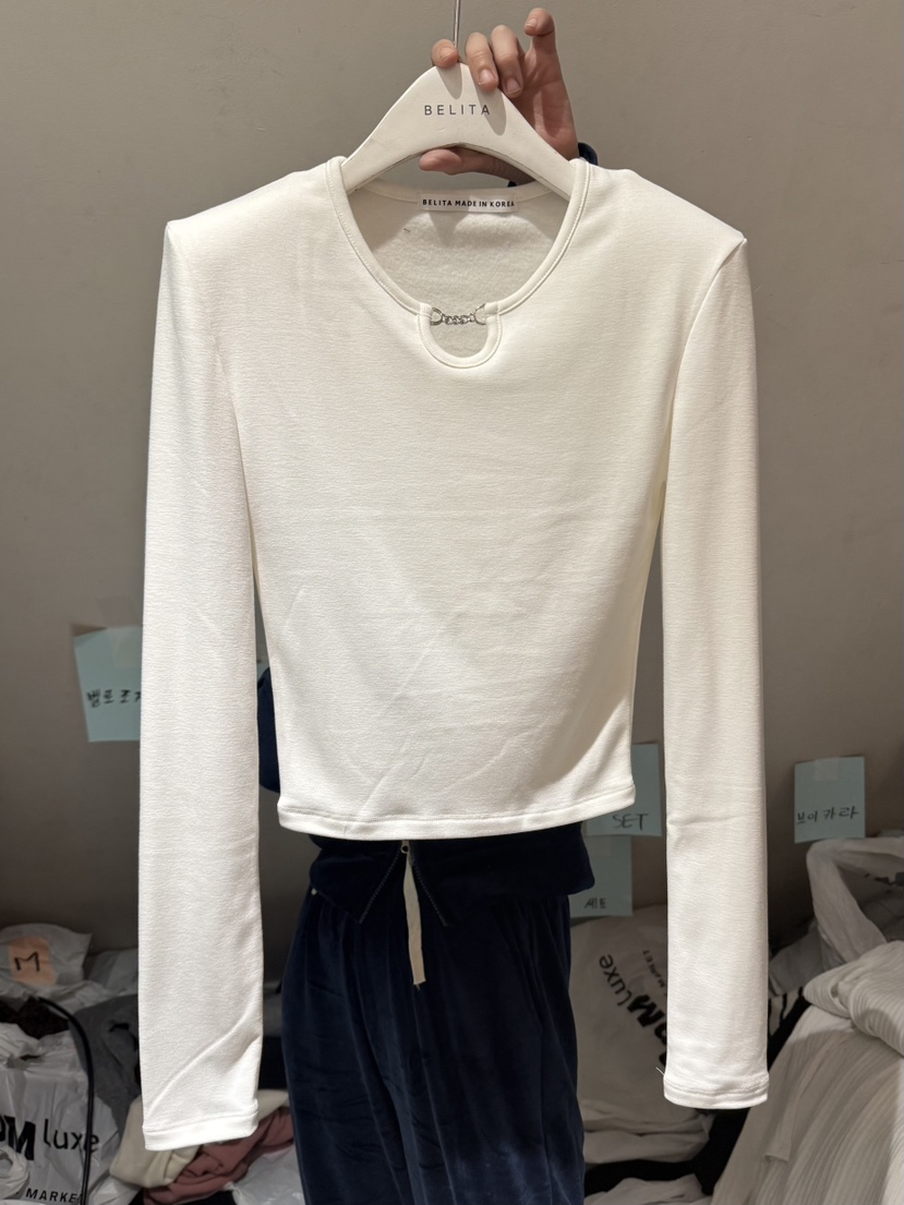 BELITA-L東大門㊣代購女裝新款人氣休閑職業時尚熱賣長袖T恤BELITA-L長袖T恤圖色1