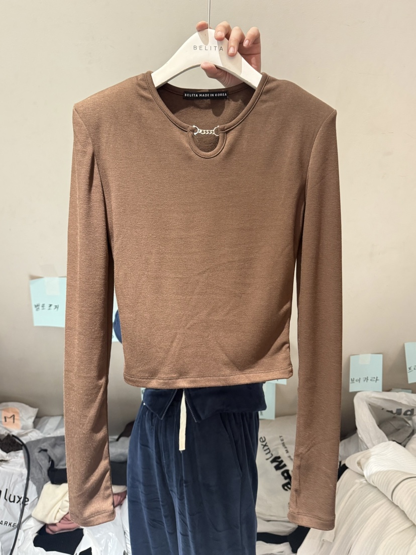 BELITA-L東大門㊣代購女裝新款人氣休閑職業時尚熱賣長袖T恤BELITA-L長袖T恤圖色4