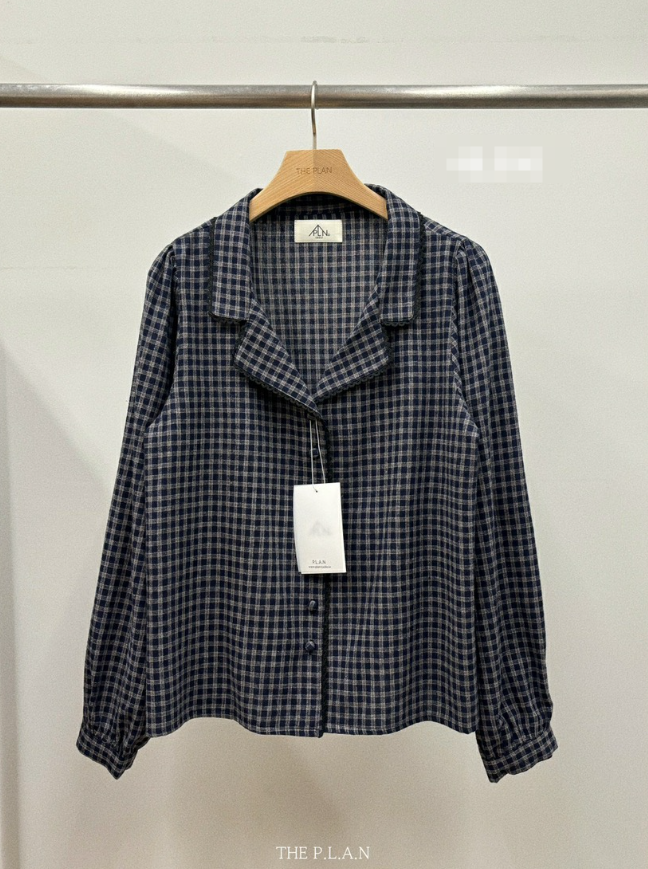 THEPLAN東大門㊣代購女裝新品25秋冬時尚推薦熱賣襯衫蕾絲衫THE PLAN襯衫/蕾絲衫圖色2