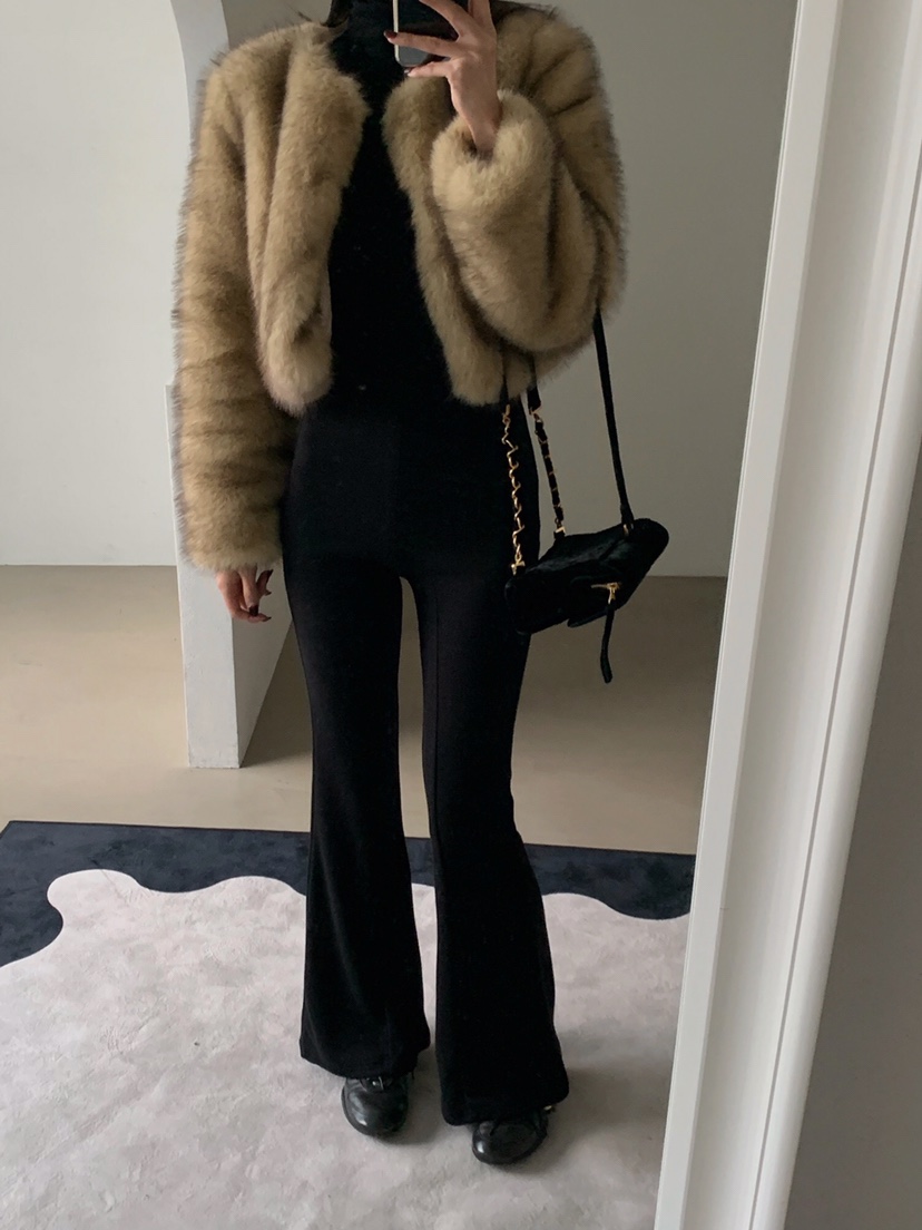 VERANDA東大門㊣代購女士新品推薦人氣熱賣時尚休閑休閑褲抓絨VERANDA休閑褲