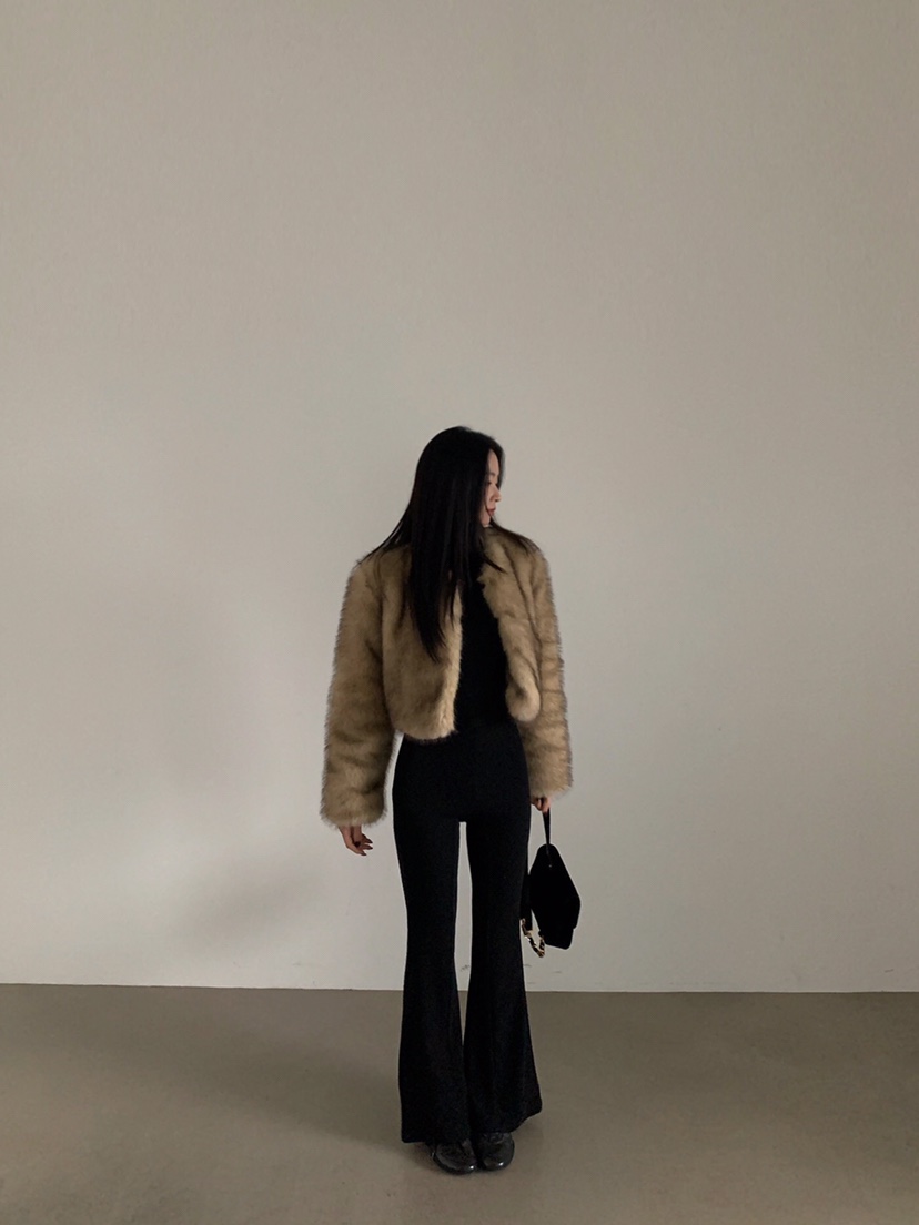 VERANDA東大門㊣代購女士新品推薦人氣熱賣時尚休閑休閑褲抓絨VERANDA休閑褲