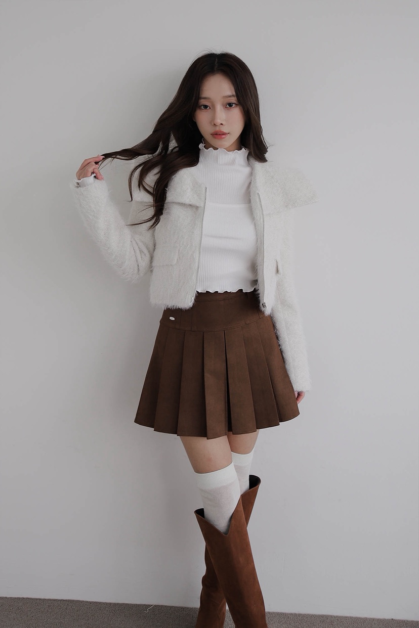 SLIT東大門㊣代購女裝新款推薦時尚熱賣25秋冬休閑人氣短裙SLIT短裙