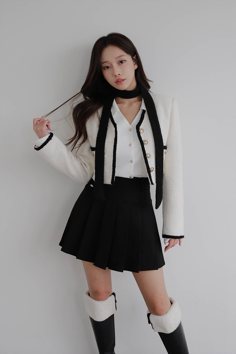 SLIT東大門㊣代購女裝新款推薦時尚熱賣25秋冬休閑人氣短裙SLIT短裙