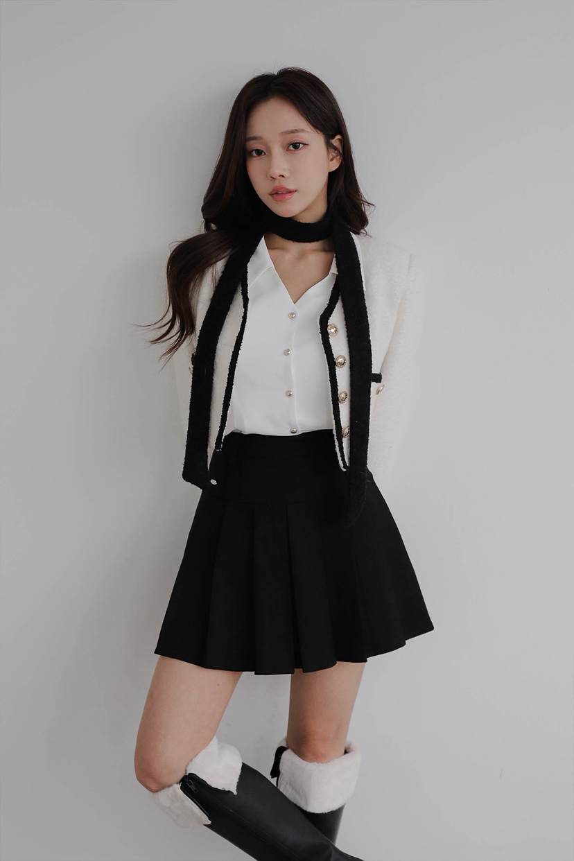 SLIT東大門㊣代購女裝新款推薦時尚熱賣25秋冬休閑人氣短裙SLIT短裙