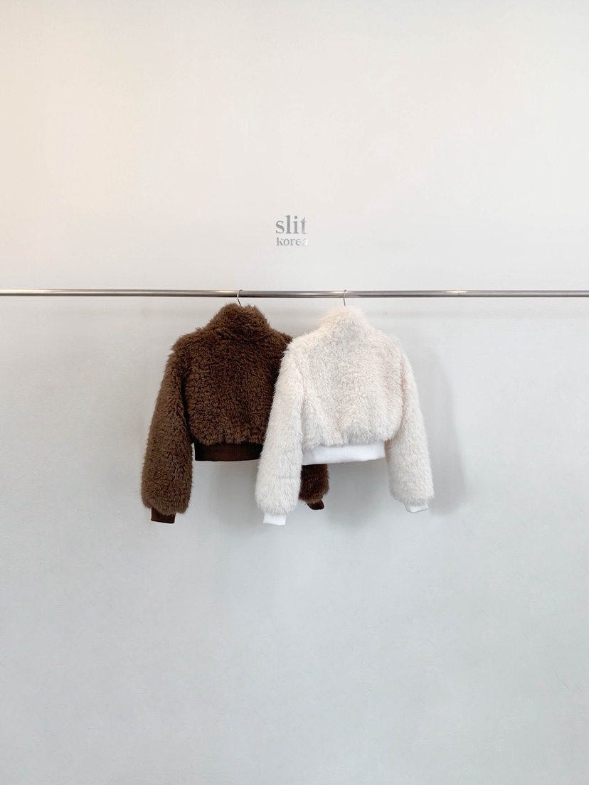 SLIT韓國直郵㊣女裝新品熱賣職業人氣休閑25秋冬真品短款大衣SLIT短款大衣