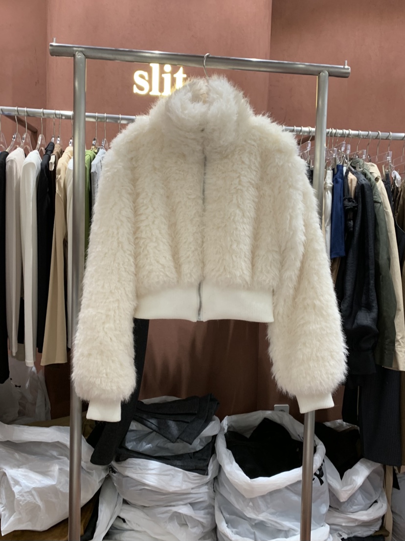 SLIT韓國直郵㊣女裝新品熱賣職業人氣休閑25秋冬真品短款大衣SLIT短款大衣圖色2