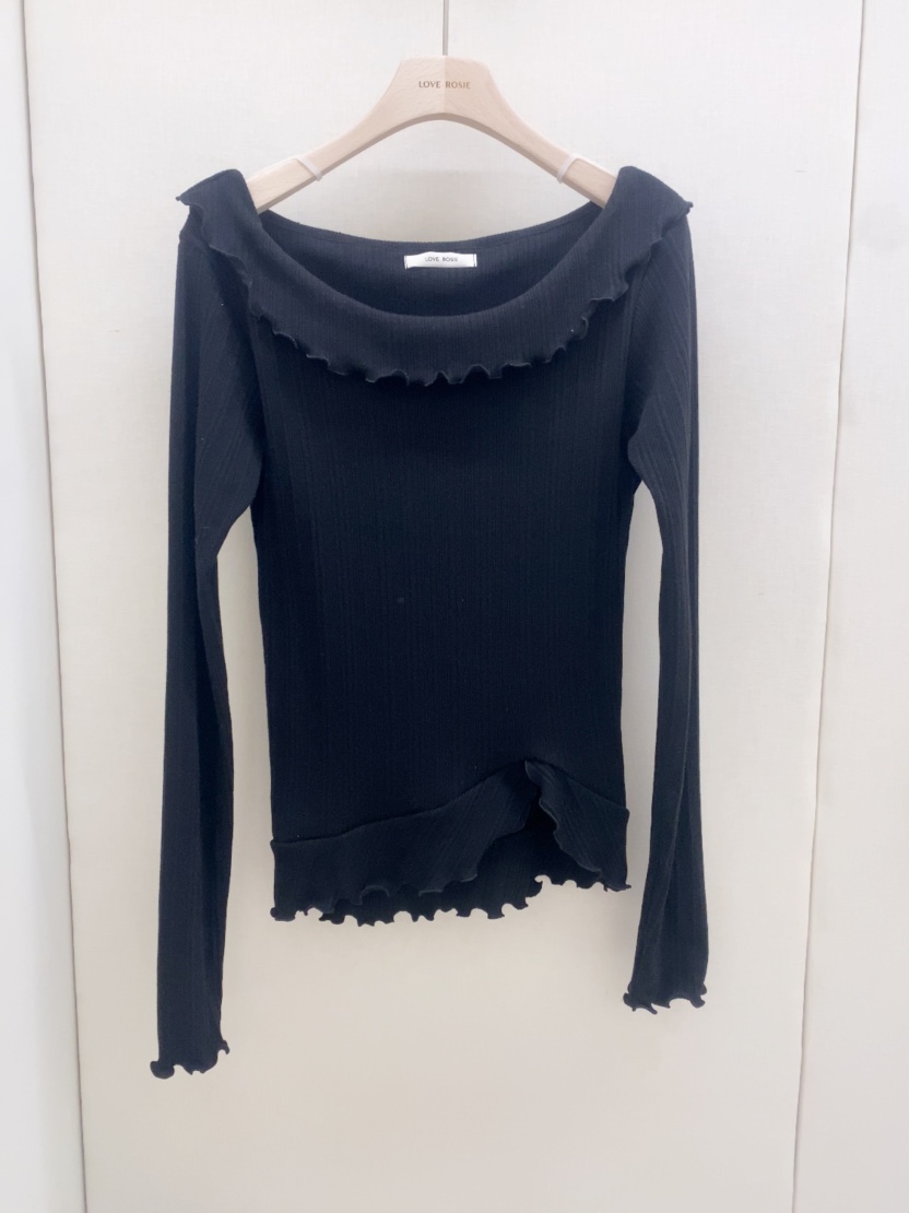 LOVE ROSIE東大門㊣代購女士新款休閑職業25秋冬真品長袖T恤LOVE ROSIE長袖T恤圖色4