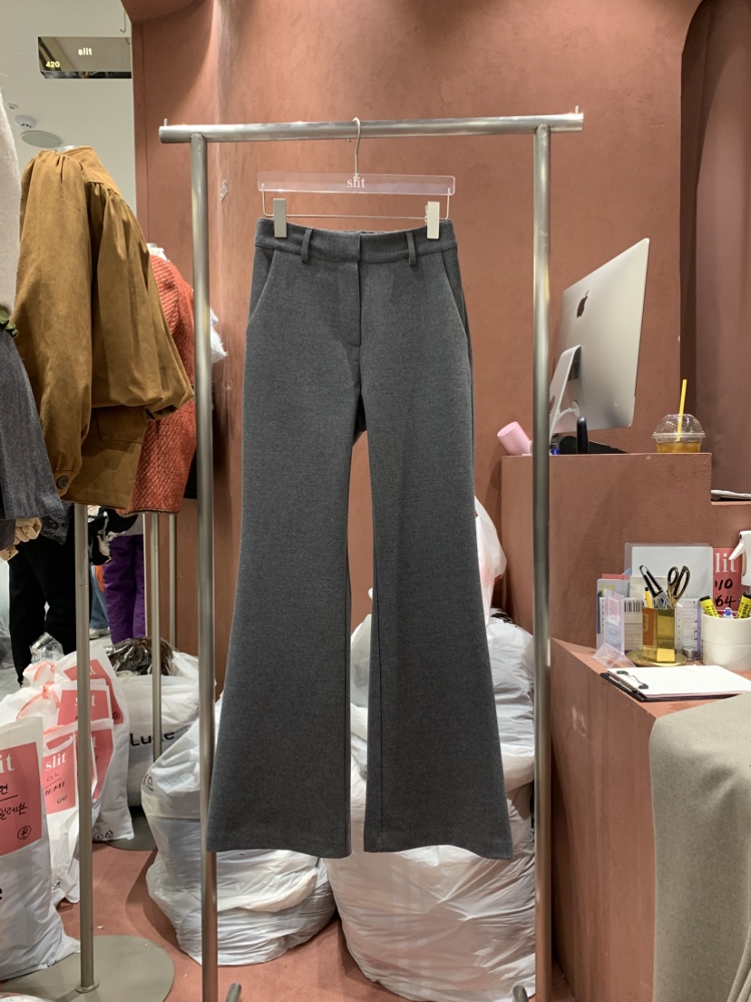 SLIT韓國直郵㊣女裝新款25秋冬職業時尚休閑推薦人氣休閑褲SLIT休閑褲圖色1