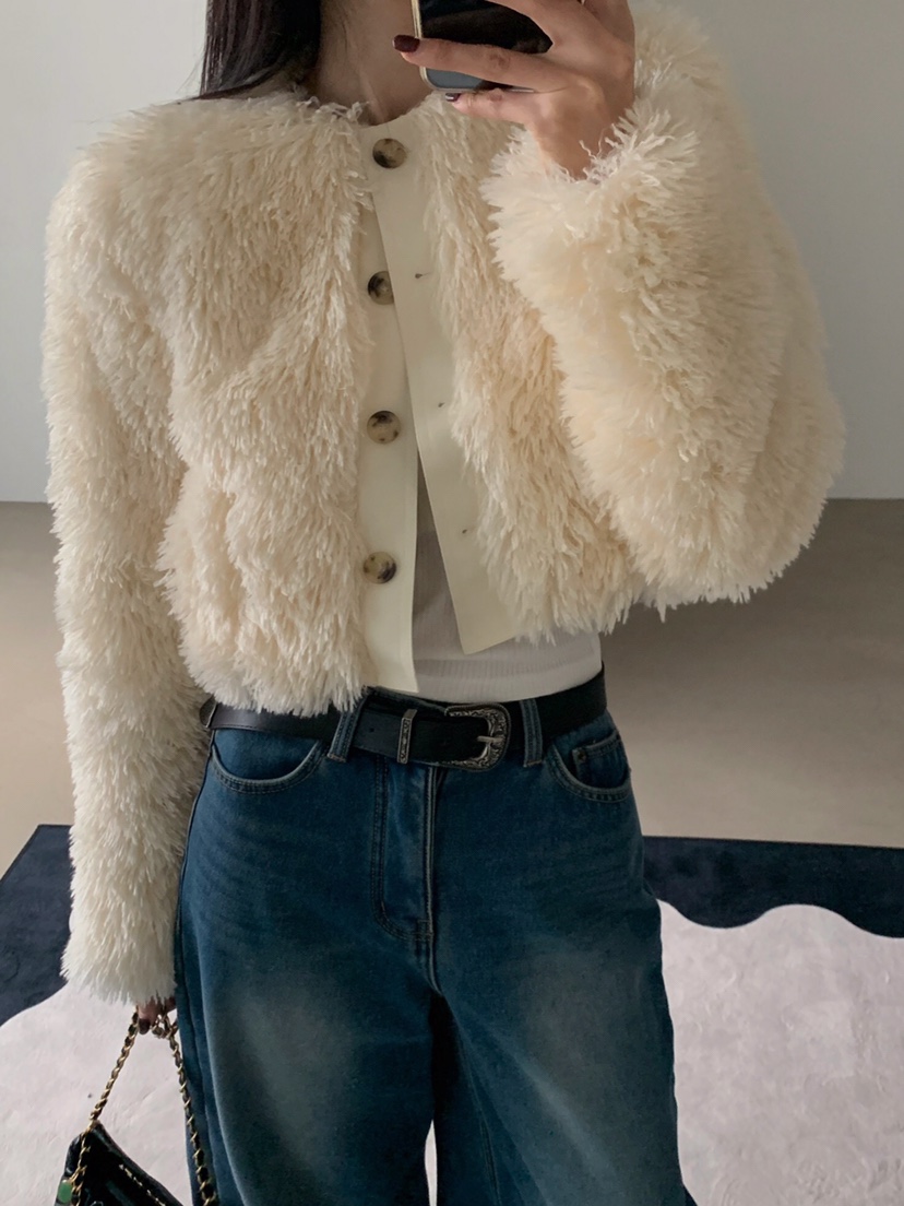 VERANDA東大門㊣實拍女裝新品時尚25秋冬真品職業熱賣短款大衣VERANDA短款大衣