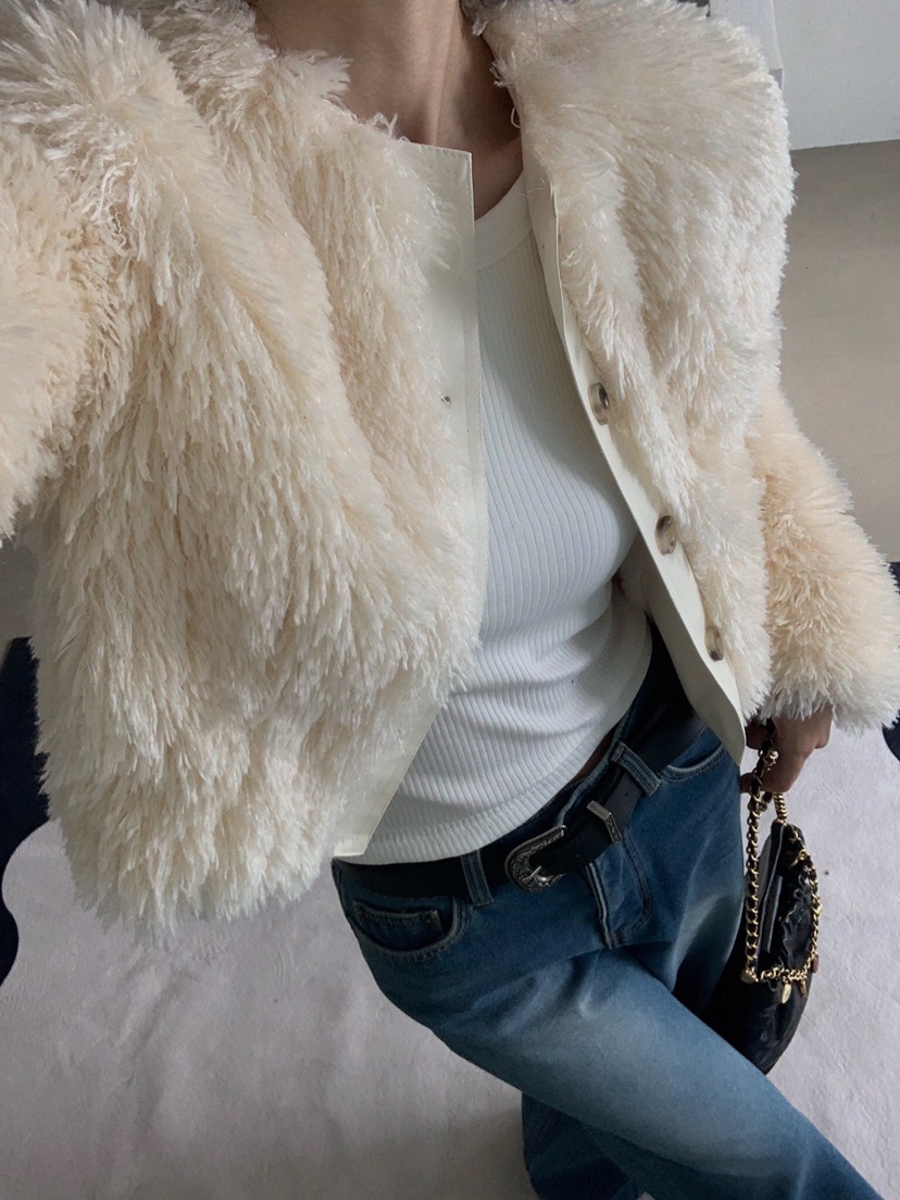 VERANDA東大門㊣實拍女裝新品時尚25秋冬真品職業熱賣短款大衣VERANDA短款大衣