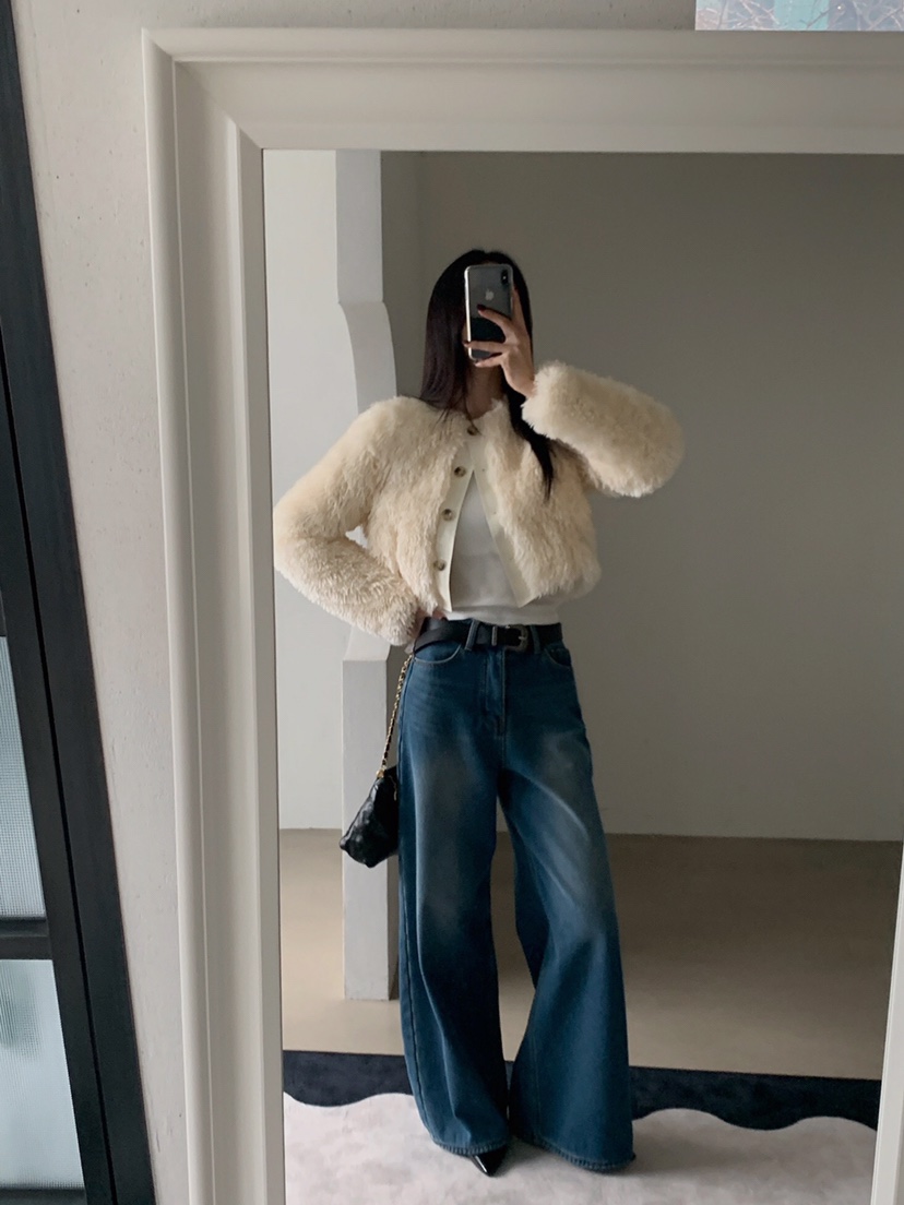 VERANDA東大門㊣實拍女裝新品時尚25秋冬真品職業熱賣短款大衣VERANDA短款大衣