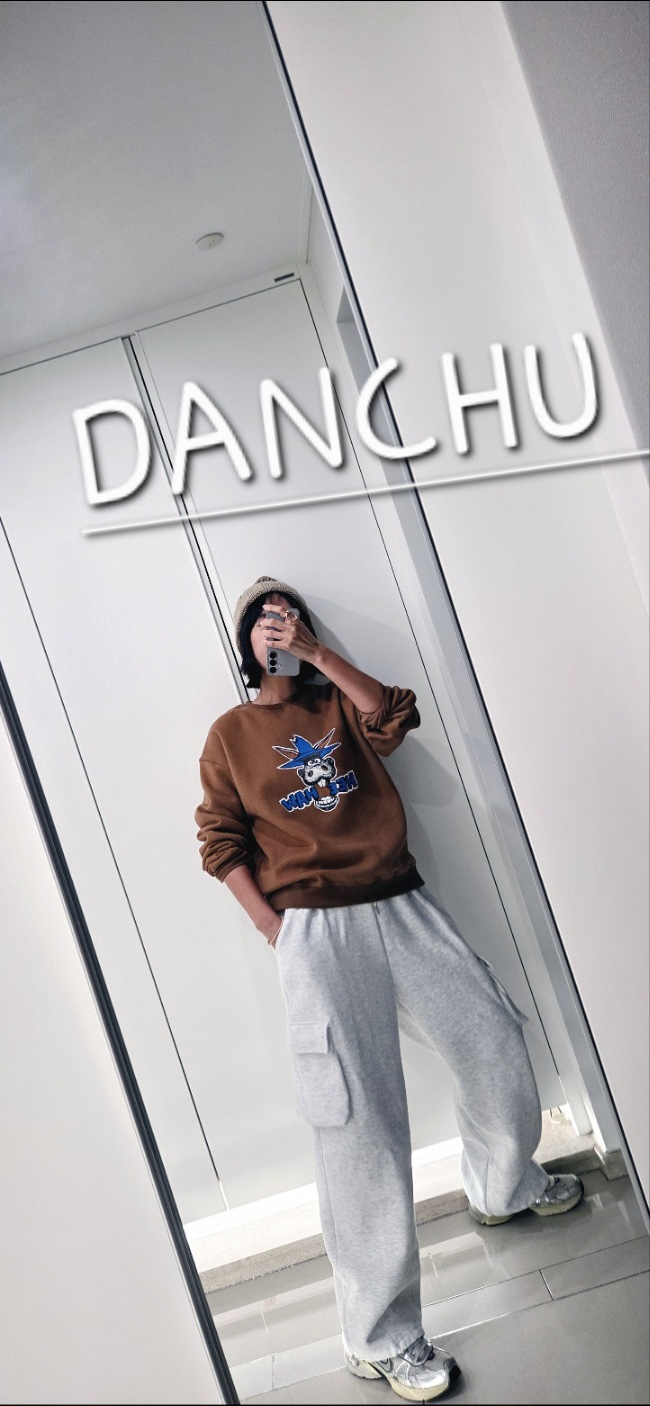 DANCHU東大門㊣實拍女士新款推薦25秋冬時尚職業休閑衛衣加絨DANCHU衛衣