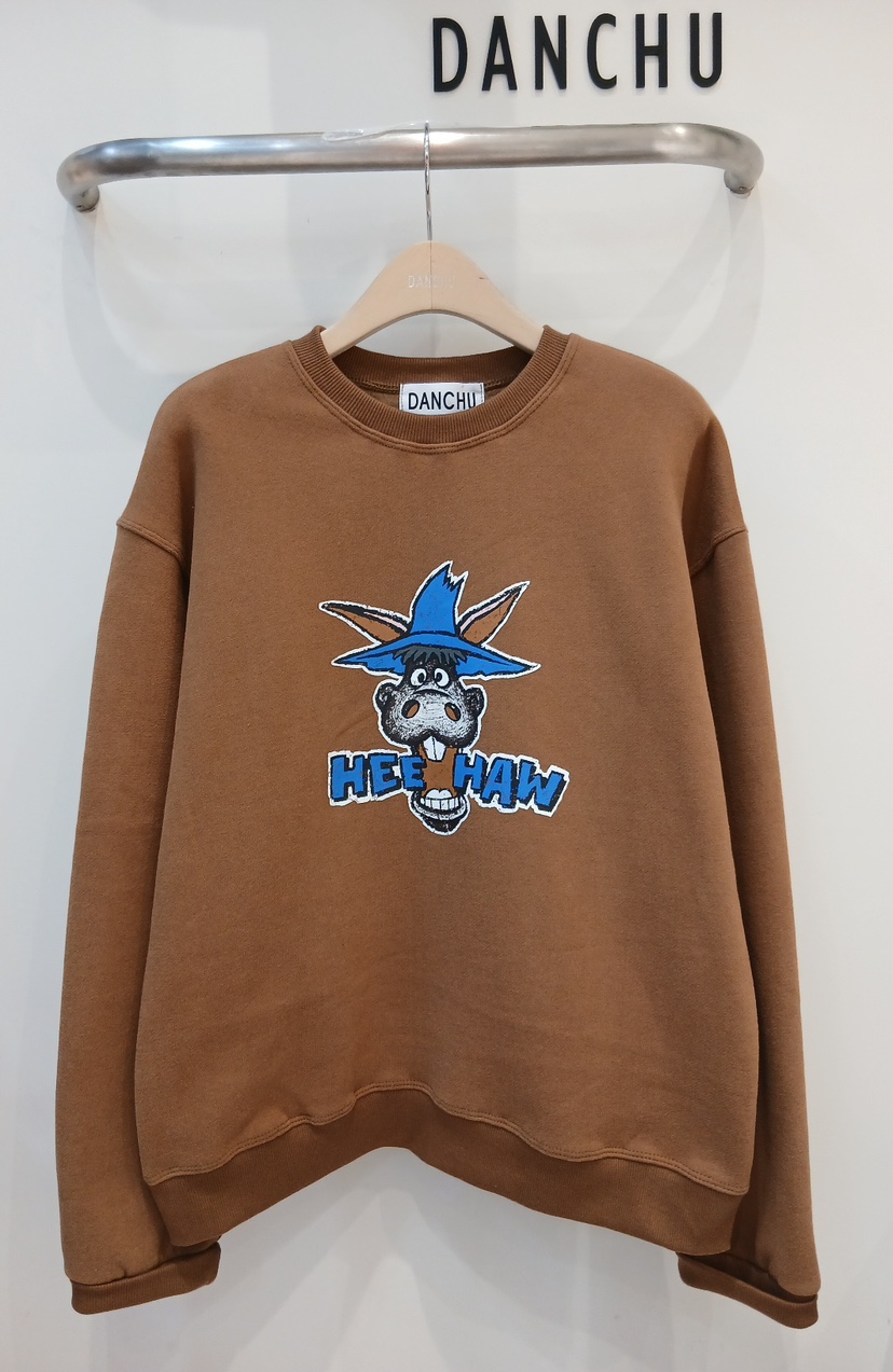 DANCHU東大門㊣實拍女士新款推薦25秋冬時尚職業休閑衛衣加絨DANCHU衛衣圖色3