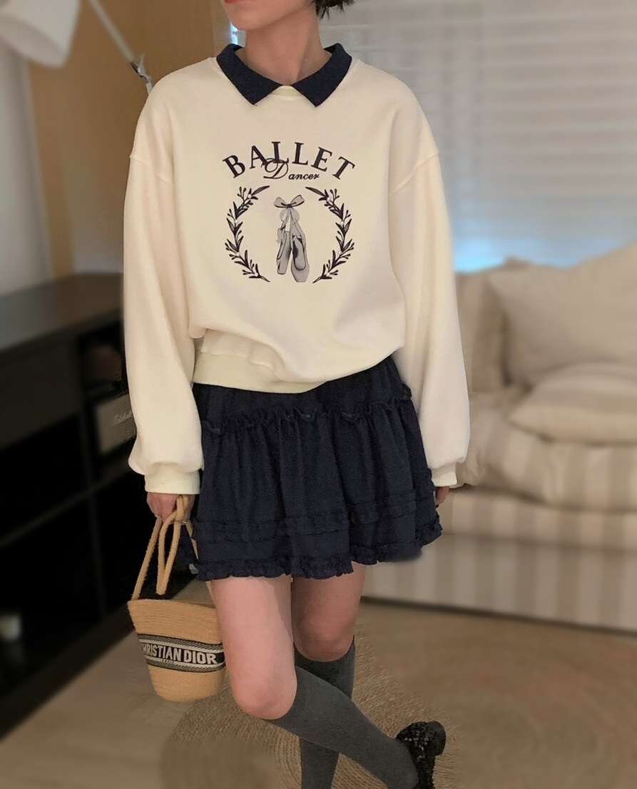 OLA東大門㊣直郵女裝新品25秋冬熱賣休閑人氣真品職業時尚衛衣mellor/OLA衛衣