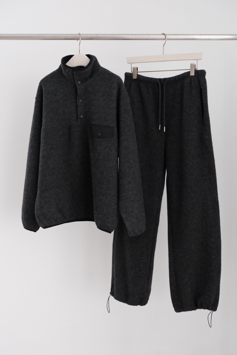 SORBET東大門㊣直郵女士新品休閑時尚推薦25秋冬休閑褲羊毛SORBET/flat white休閑褲