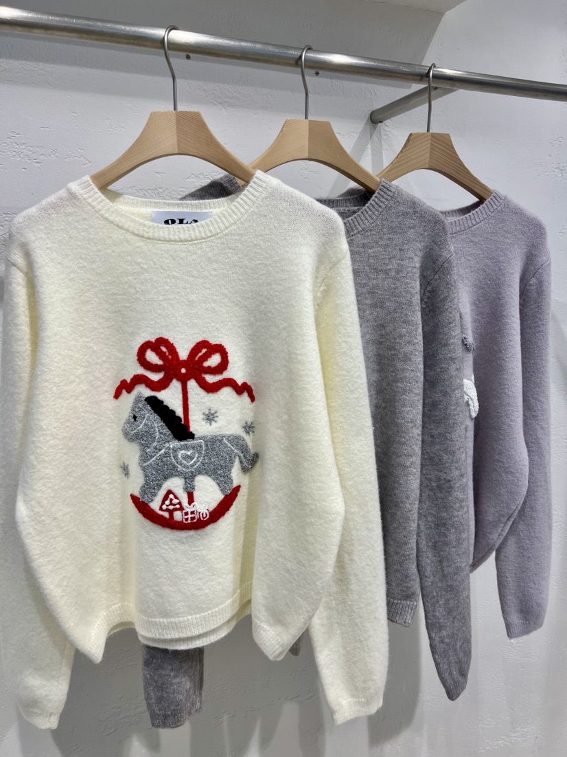 OLA東大門㊣實拍女士新款職業推薦人氣25秋冬時尚真品針織衫mellor/OLA針織衫