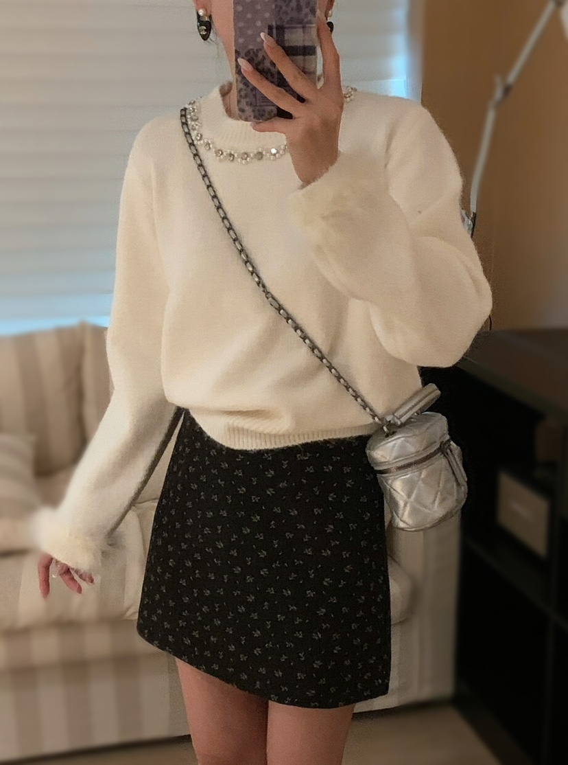 OLA東大門㊣代購女士新品真品人氣熱賣休閑25秋冬職業針織衫mellor/OLA針織衫