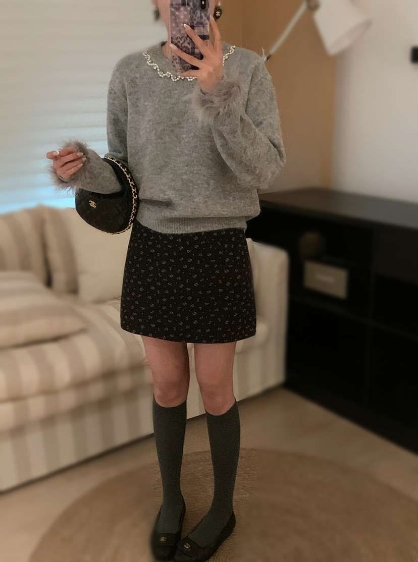 OLA東大門㊣代購女士新品真品人氣熱賣休閑25秋冬職業針織衫mellor/OLA針織衫