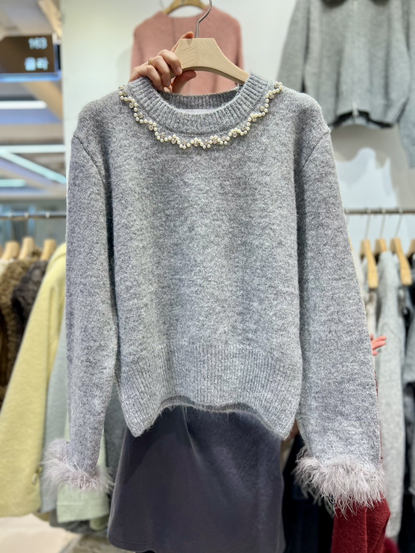 OLA東大門㊣代購女士新品真品人氣熱賣休閑25秋冬職業針織衫mellor/OLA針織衫圖色2