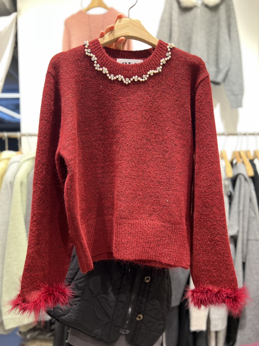 OLA東大門㊣代購女士新品真品人氣熱賣休閑25秋冬職業針織衫mellor/OLA針織衫圖色3