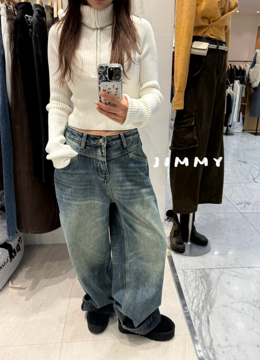 JIMMY東大門㊣代購女士新品真品熱賣推薦休閑人氣25秋冬針織衫JIMMY/REMAKE針織衫