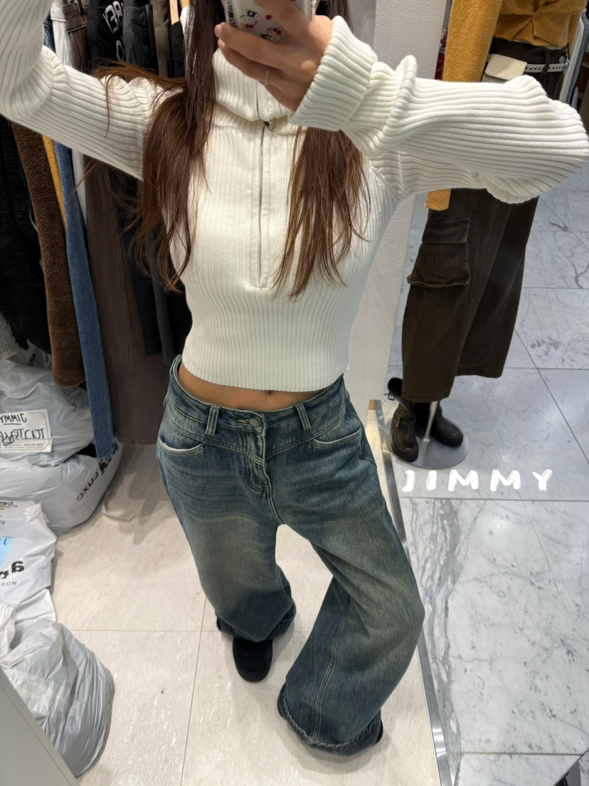 JIMMY東大門㊣代購女士新品真品熱賣推薦休閑人氣25秋冬針織衫JIMMY/REMAKE針織衫