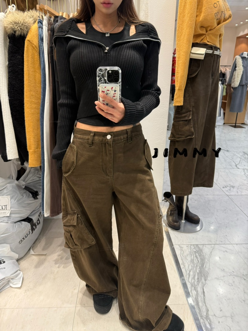 JIMMY東大門㊣代購女士新品真品熱賣推薦休閑人氣25秋冬針織衫JIMMY/REMAKE針織衫