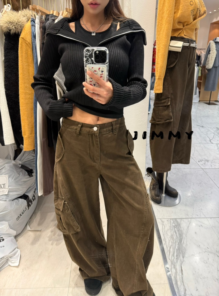 JIMMY東大門㊣代購女士新品真品熱賣推薦休閑人氣25秋冬針織衫JIMMY/REMAKE針織衫