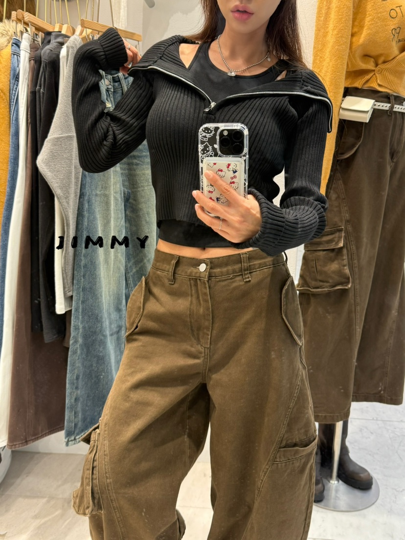 JIMMY東大門㊣代購女士新品真品熱賣推薦休閑人氣25秋冬針織衫JIMMY/REMAKE針織衫