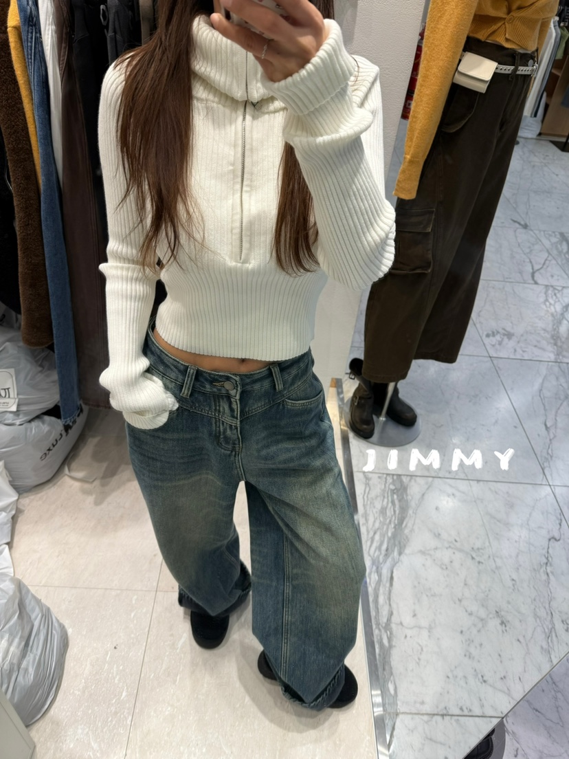 JIMMY東大門㊣代購女士新品真品熱賣推薦休閑人氣25秋冬針織衫JIMMY/REMAKE針織衫圖色2