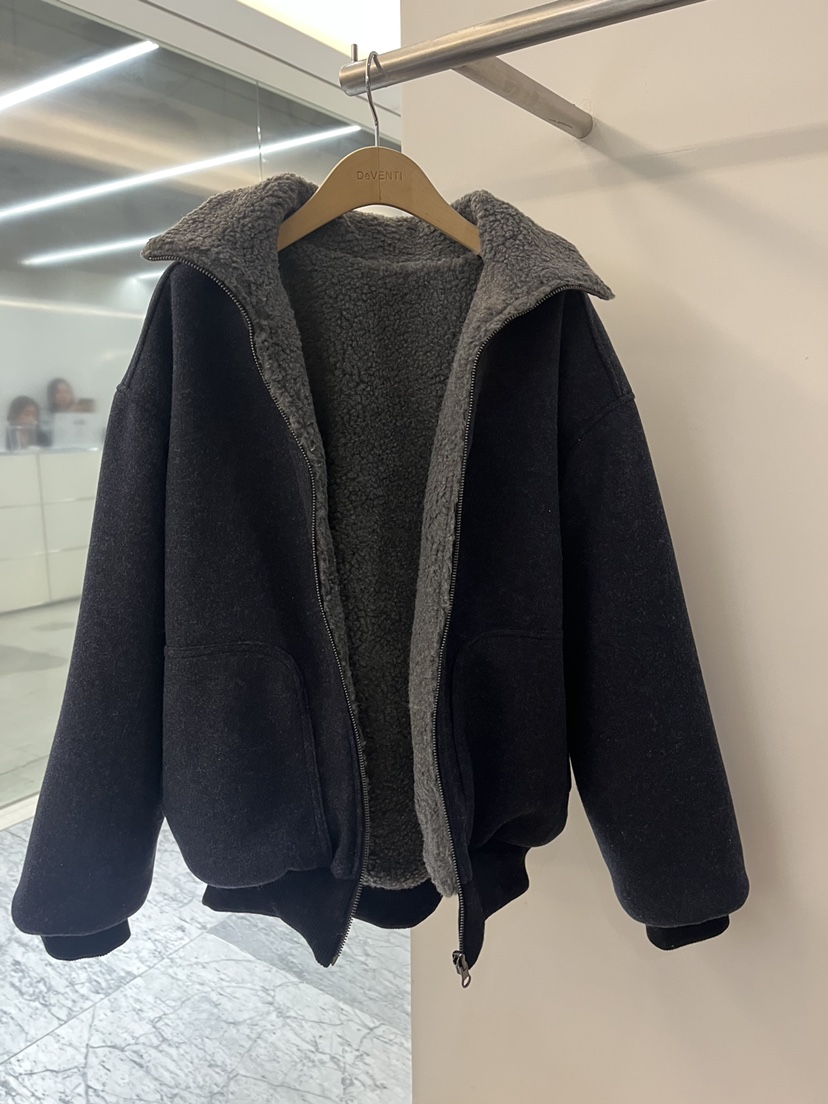 DE VENTI東大門㊣代購女士新款真品休閑25秋冬人氣夾克雙面DE VENTI夾克
