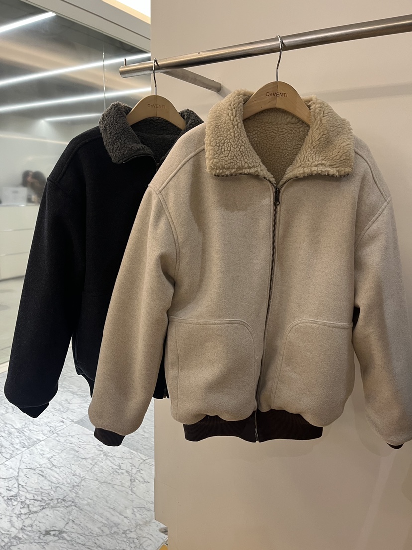 DE VENTI東大門㊣代購女士新款真品休閑25秋冬人氣夾克雙面DE VENTI夾克