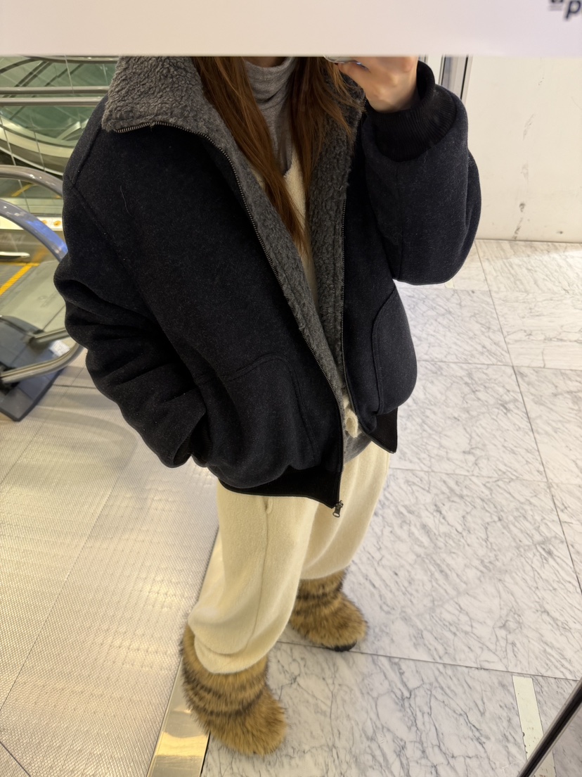 DE VENTI東大門㊣代購女士新款真品休閑25秋冬人氣夾克雙面DE VENTI夾克