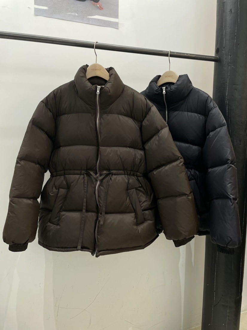 MOMENT韓國代購㊣女裝新款人氣職業真品推薦熱賣休閑短款棉服MOMENT/RECOVER短款棉服