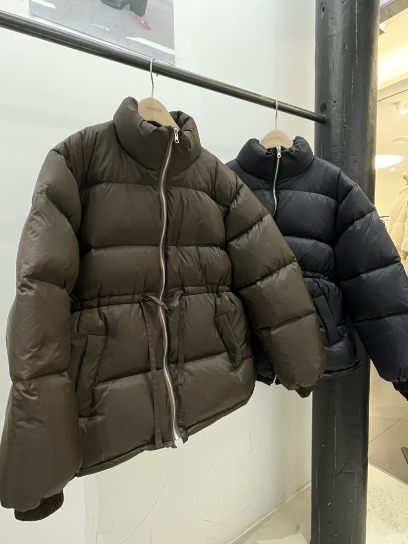 MOMENT韓國代購㊣女裝新款人氣職業真品推薦熱賣休閑短款棉服MOMENT/RECOVER短款棉服