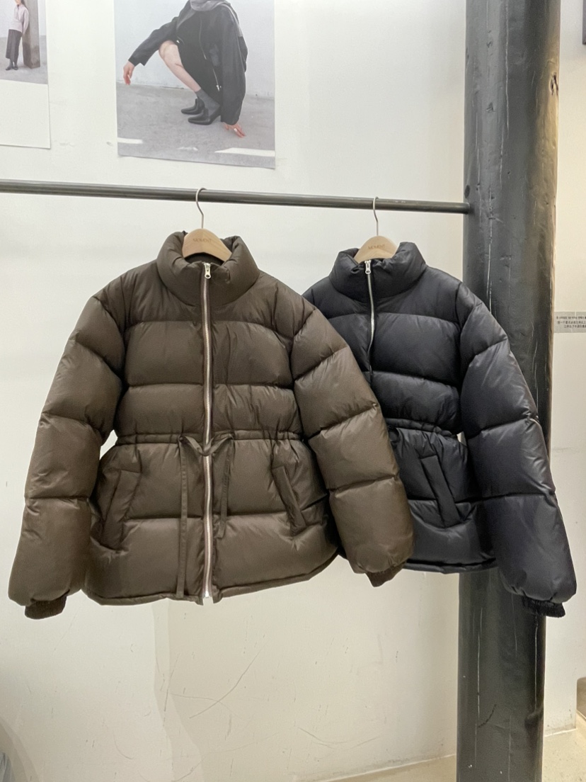 MOMENT韓國代購㊣女裝新款人氣職業真品推薦熱賣休閑短款棉服MOMENT/RECOVER短款棉服