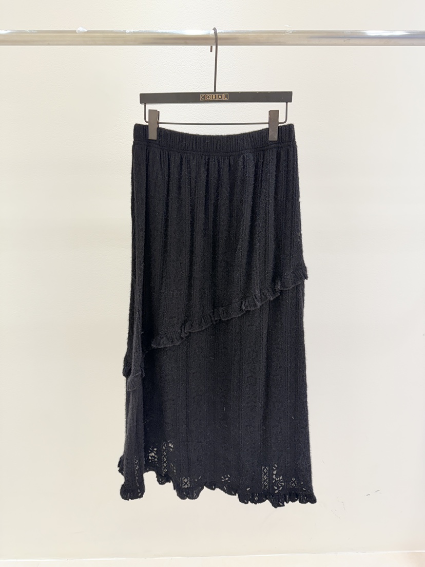 CORAL韓國直郵㊣女士新品真品時尚職業熱賣人氣推薦長裙蕾絲CORAL長裙圖色1