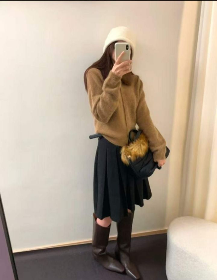 STAY HERE東大門㊣代購女裝新品真品時尚休閑熱賣推薦針織衫STAY HERE針織衫圖色1