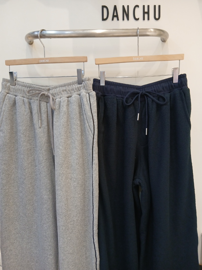 DANCHU韓國直郵㊣女士新款職業休閑推薦25秋冬真品休閑褲抓絨DANCHU休閑褲