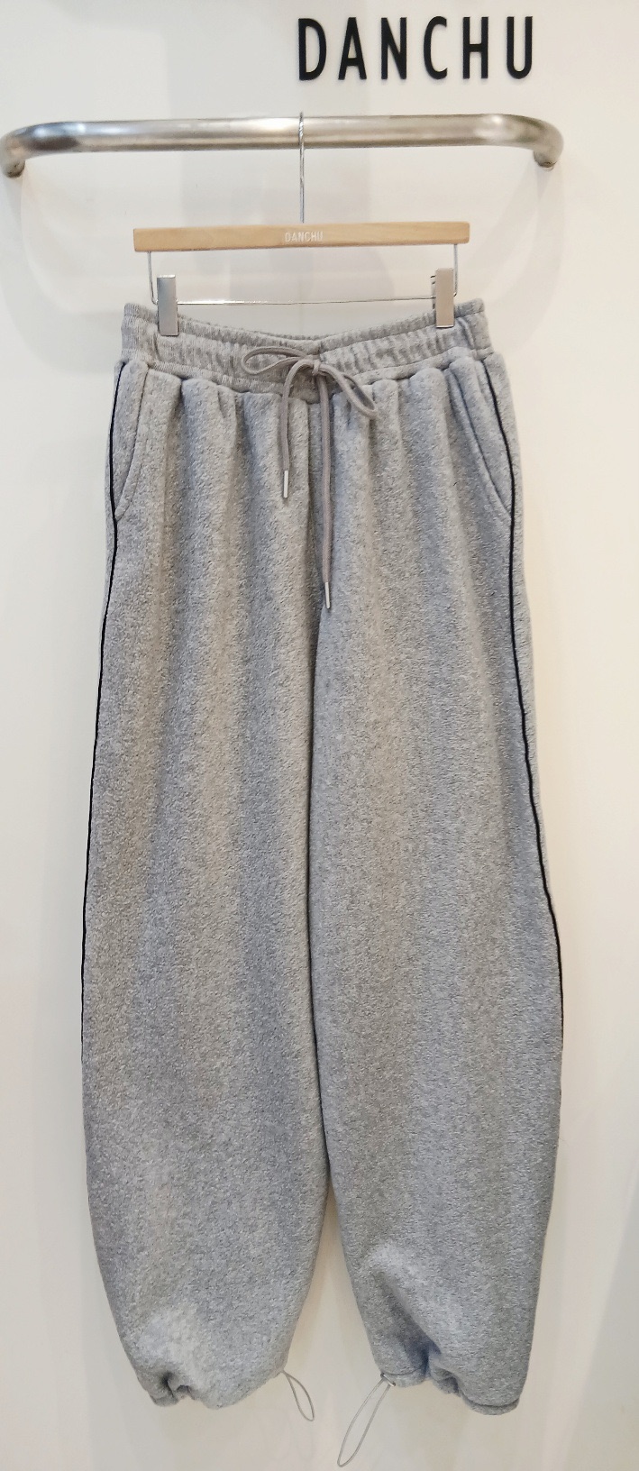 DANCHU韓國直郵㊣女士新款職業休閑推薦25秋冬真品休閑褲抓絨DANCHU休閑褲圖色1