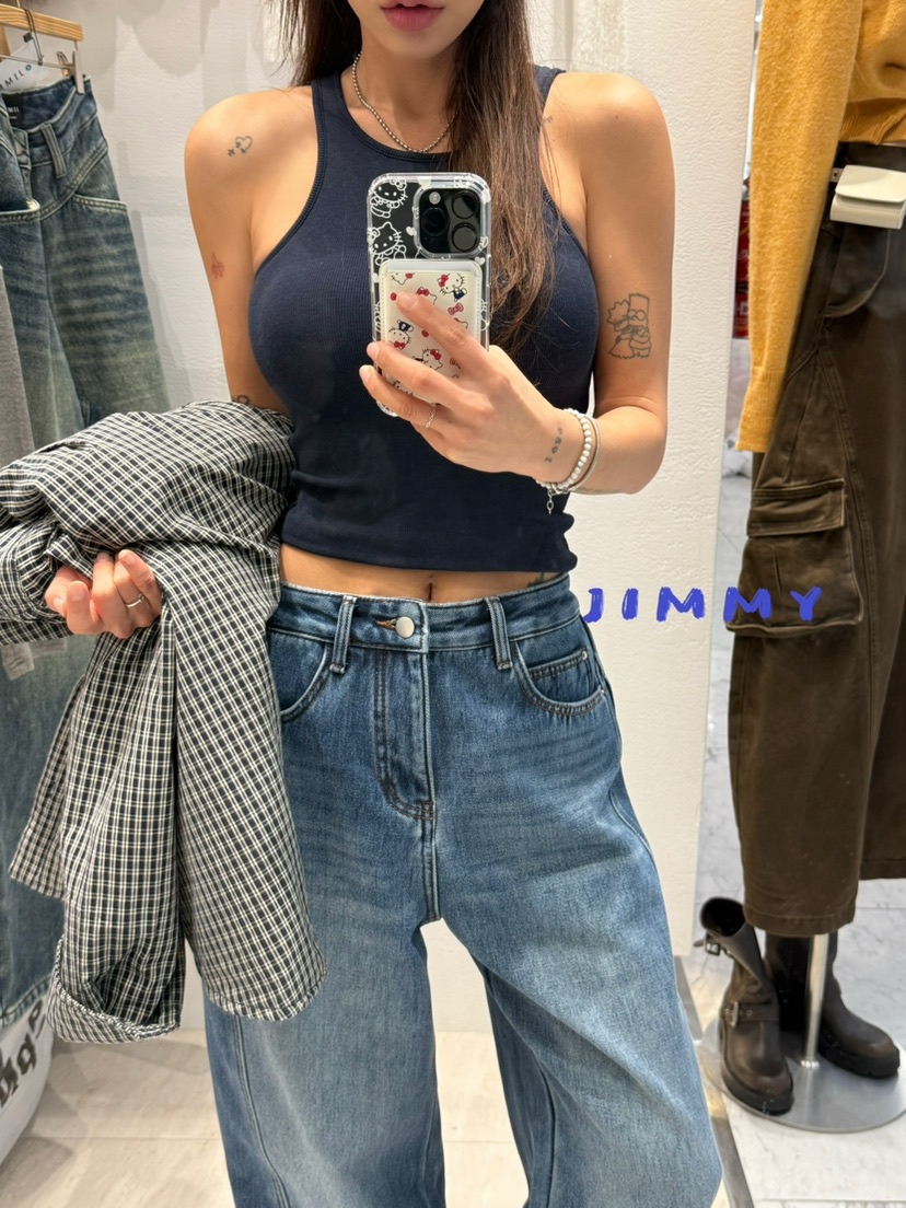 JIMMY東大門㊣直郵女裝新款時尚熱賣職業25秋冬人氣吊帶背心JIMMY/REMAKE吊帶/背心