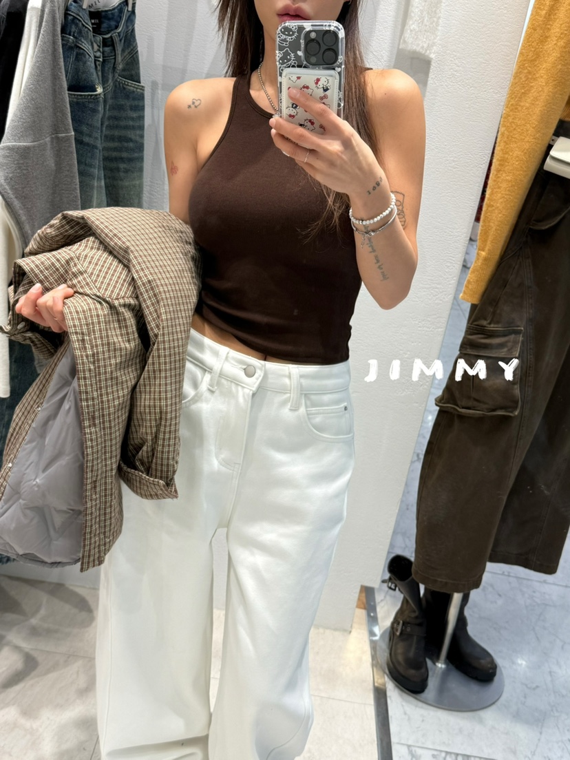 JIMMY東大門㊣直郵女裝新款時尚熱賣職業25秋冬人氣吊帶背心JIMMY/REMAKE吊帶/背心