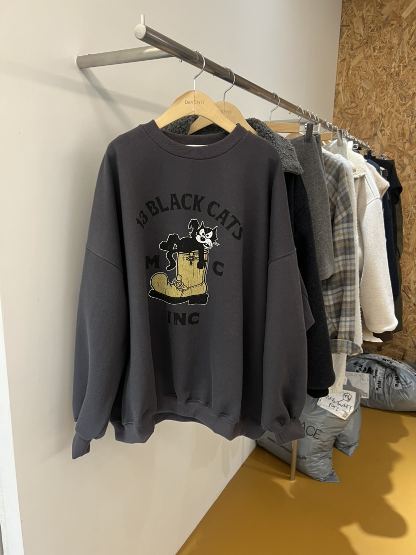 DE VENTI東大門㊣實拍女裝新品熱賣25秋冬真品推薦人氣衛衣DE VENTI衛衣圖色1