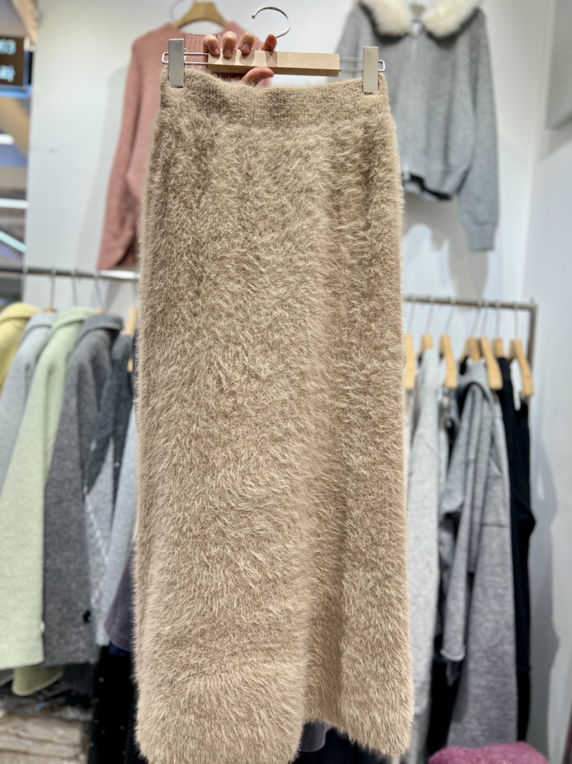 OLA東大門㊣代購女士新款25秋冬真品休閑時尚熱賣職業人氣長裙mellor/OLA長裙圖色3